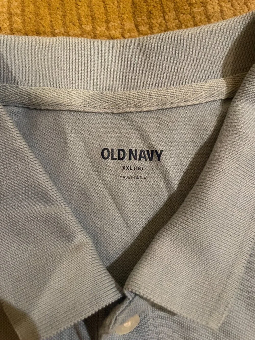 Old Navy Light Blue Boys XXL (18) Polo Shirt GOOD CONDITION